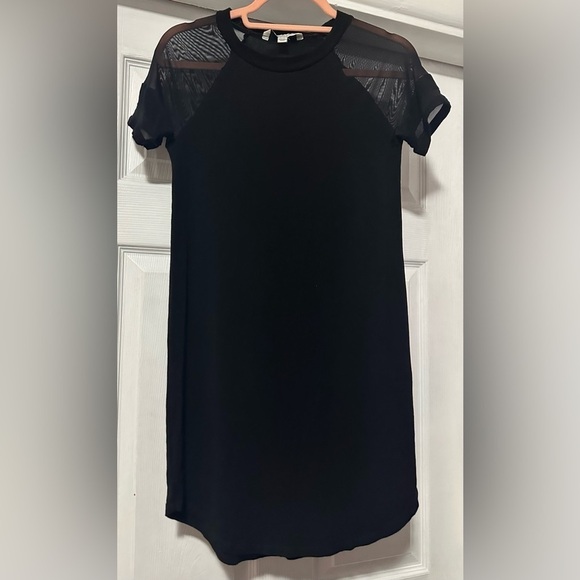 American Eagle Mesh Short Sleeve Mini Dress - Picture 1 of 9